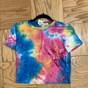 Sunday Stevens Tie Dye crop top